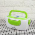 thumbnail image 3 of Portable Car Use Electric Heating Lunch Box Storage Container Food Dinner Warm Heater Green, 3 of 4
