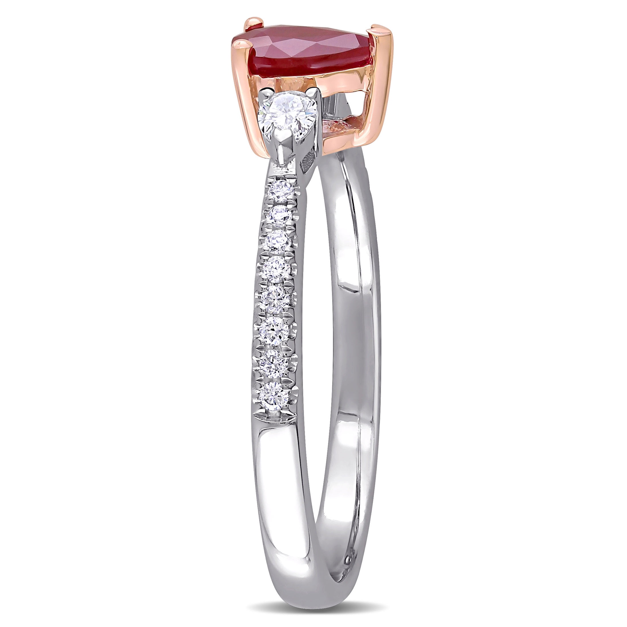 Everly Women's Ruby 14k Two-tone Gold Ring