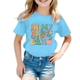 thumbnail image 1 of Xuewenshw T-Shirt Mode Enfant Décontracté Imprimé Col Rond Manches Courtes Ample, 1 of 4