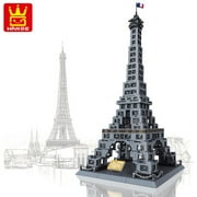 Wange 5217 Eiffel Tower Famous Buildings Architecture Series Interlocking Block Building Set 976 Pieces