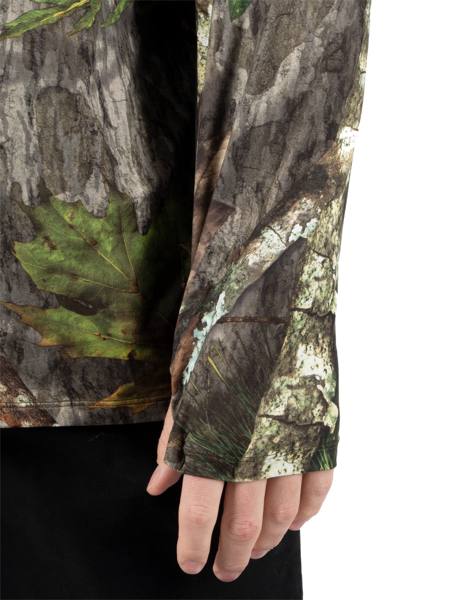 Mossy Oak Men's Long Sleeve Performance Hunting Hoodie, S-3XL