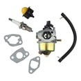thumbnail image 1 of Carburetor Kit Spark Plug Pump Primer Gasket Hose For Einhell GC-PM 46/1 S, GC-PM 51/2 S HW, HBM 46 R Lawn Mower Garden Tool, 1 of 10
