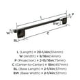 thumbnail image 6 of Amerock Stature Oil-Rubbed Bronze 18 inch (457mm) Towel Bar, 6 of 8