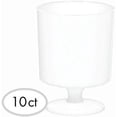 thumbnail image 2 of MIni Pedestal Cups Party Supplies WHITE, 2 of 2