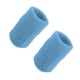 thumbnail image 1 of Par de Muñequeras Unique Bargains Algodón Absorbente de Sudor Azul Cielo 8x10cm, 1 of 7