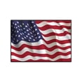 thumbnail image 2 of Tepsmf American Flag Area Rug 23.6x15.7, United States Rug USA Federations Stars Carpet, Geometric Stripes Non Slip Blue White and Red Decorative Rug for Bedroom, 2 of 7