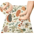 thumbnail image 4 of Coolnut Mushroom Leaves Bathroom Rug Mat Ultra Soft Non Slip and Absorbent Plush Rugs Washable Quick Dry Bath Rugs 39 x 20 Inches Home Decor, 4 of 7