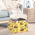 thumbnail image 5 of 16.5x12.6x11.8in Foldable Flip-Top Storage Bin, Dustproof Magic Tape Closure, Ideal for Home & Toy Organization,Capybaras, 5 of 7