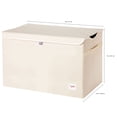 thumbnail image 5 of 3 Sprouts Collapsible Toy Chest Storage Bin for Kids Playroom, Yeti, 5 of 7