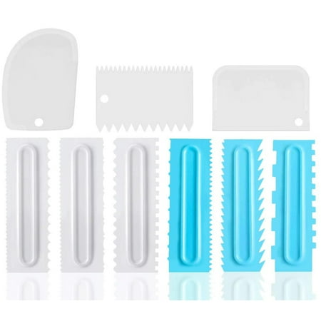 

Ieegkit Angled Icing Spatulas Sawtooth Cake Scraper Cake Feast Decorating Kit Decorating Butter Cake Edge Kitchen Baking