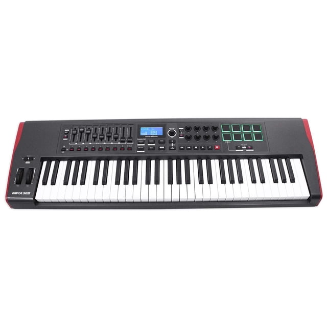 Novation Impulse 61 61keys USB Negro - Teclado MIDI (61 llaves, USB, 1022 mm, 332 mm, 100 mm, 6.5 kg