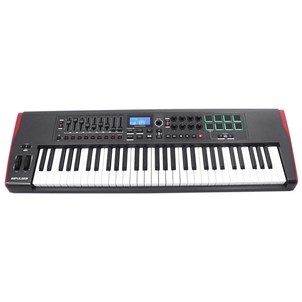 Novation Impulse 61 61keys USB Negro - Teclado MIDI (61 llaves, USB, 1022 mm, 332 mm, 100 mm, 6.5 kg