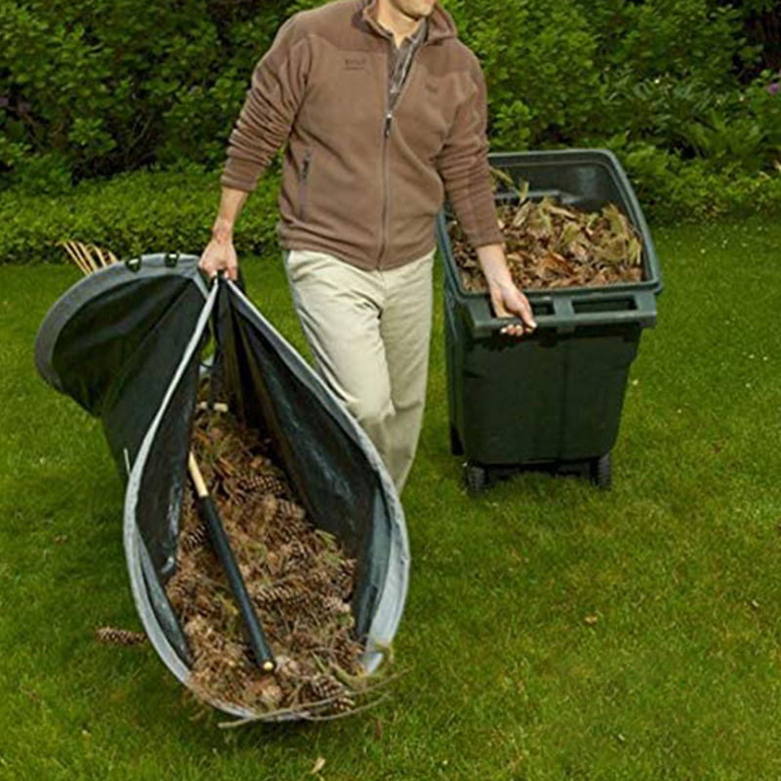 Garden Trash Bags, Collapsible Leaf Bags, Waterproof Pool Leaf Bag Heavy  Duty With Handle, Garden Waste Bags, Large Leaf Collectors Garden Waste  Bins