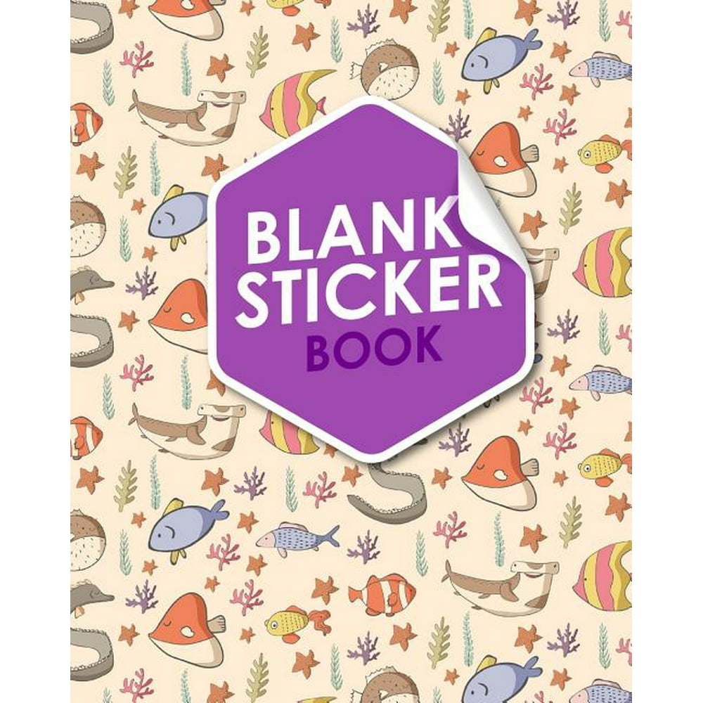 Blank Sticker Book Blank Sticker Book Album, Sticker Books For Girls 4