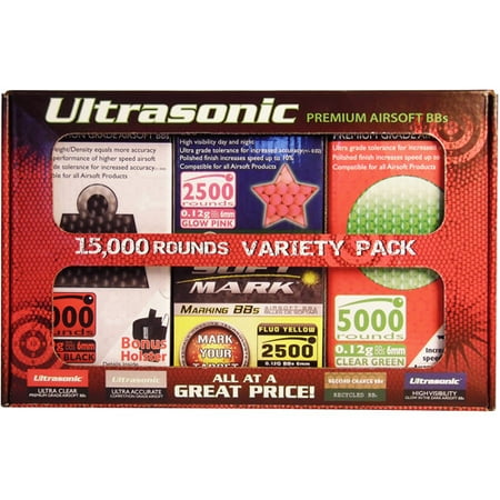 Ultrasonic BB Variety Pack 15,000-Count, Multiple Colors
