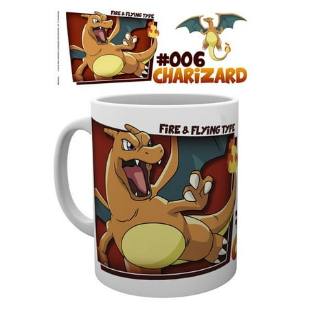 Pokemon - Ceramic Coffee Mug / Cup (Charizard - Fire & Flying