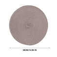 thumbnail image 2 of Boho Placemats Woven Table Mat Place Mat Household And Oil-Proof Pad Heat Insulation Pad Non Slip Placemats Round Placemats, 2 of 2