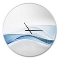 thumbnail image 1 of Designart '3D Wave of Water Splash ' Modern wall clock, 1 of 4