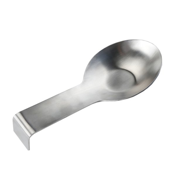 EeaseMX 1 soporte para cucharas de acero inoxidable, espátula para restaurante y hogar (plateado)