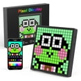 thumbnail image 1 of Led Pixel Art Display - 16x16 Pixel Matrix, App-controlled Programmable Led Sign With Diy Animation, Patterns And Text - Holiday Gift For Girls And Bo, 1 of 5