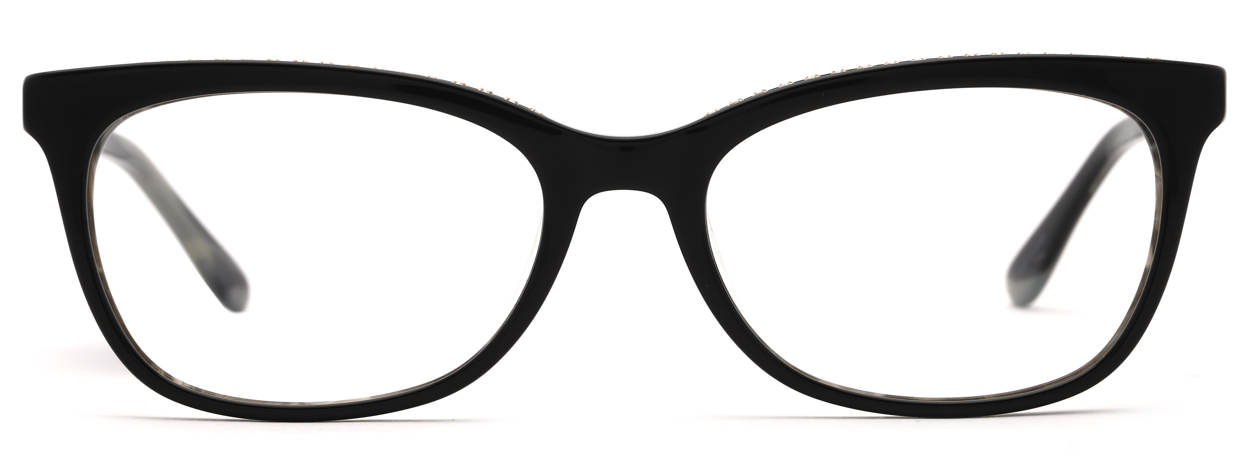 Designer Frames for Less Women's Rx'able Eyeglasses, Black - image 2 of 13