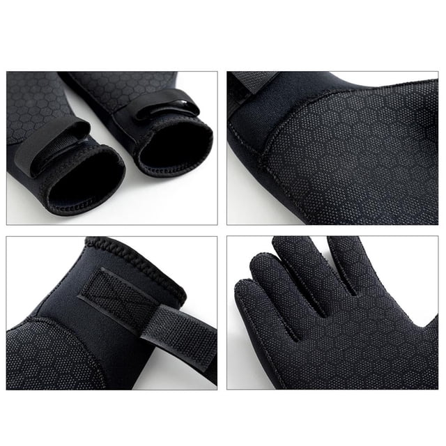 Guantes de neopreno ANGGREK buceo térmico 1 par 3 mm antideslizantes
