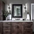 thumbnail image 3 of Temgin LED Bathroom Vanity Light 9W 16Inch Black Mirror Lighting Fixture Wall Lights Indoor Modern Cool White 6000K, 3 of 7
