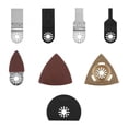 thumbnail image 1 of Kit de accesorios oscilantes NikouMX 100 piezas hojas de sierra oscilantes, 1 of 8