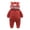 Wine, variant on Edvintorg Winter Infant Baby Jumpsuit Boys Girls Fashion Solid Color Cute Plush Thickening Keep Warm Bear Ear Hooded Jumpsuit Romper 3-18Months Newborn Rompers