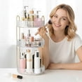 thumbnail image 3 of Asnews 360° Rotating Makeup Organizer, 3 Tier Adjustable Perfume Organizer for Dresser, Multi-Function Spinning Cosmetics Skincare Storage for Bedroom, Dresser, Countertop (Clear, 3 Tier), 3 of 9