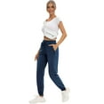 thumbnail image 4 of SPEEDRUN Womens Golf Pants with Zipper Pockets Casual Drawstring Elastic Sweatpants Quick Dry Lounge Yoga Joggers for Women Business Work Pants, 4 of 6