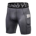 thumbnail image 1 of Men‘s Compression Short with Pocket Dry Fit Yoga Shorts S-2XL, 1 of 4