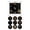 Mini Vinyl Record Player D#6, variant on Halloween Musical Fridge Magnet 9 Track Sound Recorder With Cute Ghost Pattern For Home Wall Decoration Trick Or Treat Prize