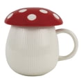 thumbnail image 1 of Taza de Cerámica Ideen con Tapa en Forma de Hongo, 1 of 3