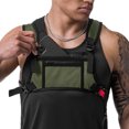 thumbnail image 2 of Riñonera para Correr Chaleco Pecho Hombres Con Soporte Entrenamientos, 2 of 9