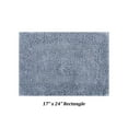 thumbnail image 4 of Better Trends 17" x 24" Premium Bathroom Rug Mat, 100% Cotton, Extra Soft Tufted Door Mat, Water Absorbent & Reversible Bath Mat (Silver) Lux Collection, 4 of 5