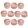 thumbnail image 1 of Tapones de madera con cabeza de botón de 9/16 pulgadas de cerezo, tapones de muebles de 9/25 pulgadas de altura, 200 piezas, 1 of 3