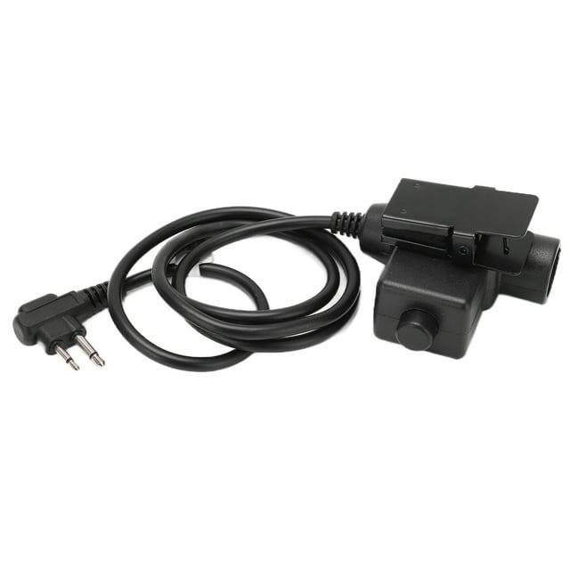 Way Radio Headset Adapter,U94 PTT Adapter M Walkie Talkie Headphone Adapter Earpiece Adapter Built for Precision