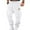 White, variant on Wutalume Men's Sports Pants with Running and Outdoor Design, Featuring Pockets for Work and Casual Use, Ideal for Training, Sports, and Everyday Activities,Black L