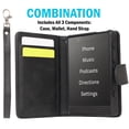 thumbnail image 3 of Case and Wallet Combo for Light Phone III, Nakedcellphone Rugged Cover (Compatible with MagSafe) and Bifold Credit Card Holder - Wood Design, 3 of 10