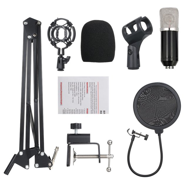 Profesional BM700 Micrófono de condensador Micrófono KTV Singing Studio Kit de grabación N MABOTO Micrófono