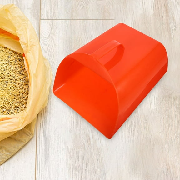 Moluckfu Handheld Cleaning Scooper Lightweight Dust Pan for Mixing Tasks 1Set