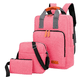 thumbnail image 1 of Mochilas Backpack Impermeable 3pzs Rosa Malubero Malu1331, 1 of 3