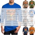 thumbnail image 2 of ThriftyPlait Halloween T-Shirt for Men Plus Size Long Sleeve Tops Trendy Funny Print Crewneck Shirts Holiday Graphic Tee for Daily, 2 of 4