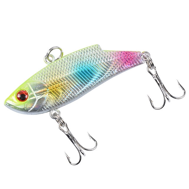 Soidarity 1 Uds. Señuelo duro de pesca en hielo de invierno VIB 5,5 cm hundimiento cebo de plástico Artificial con anzuelo triple Pescar cinco Soidarity OD000724-05