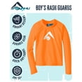 Kanu Surf Boys' Rash Guard 2 Pack UPF 50+ Quick Dry Long Sleeve Swim
