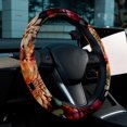 thumbnail image 6 of Shivering 14.5 Inch Printing PVC Leather Steering Wheel Cover Auto Accessories, 6 of 6