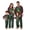 Style A, variant on Merry Christmas Tree Matching Christmas Pajamas for Family, Burgundy Raglan Top & Plaid Pants, Cozy Christmas Pjs for Christmas Gifts