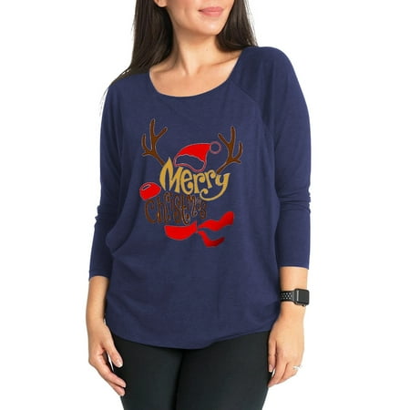 

YCCOTO Womens Christmas Maternity Tops Pregnant Xmas Breastfeeding T-shirts Nursing Long Sleeve Blouse