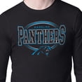 thumbnail image 3 of Men's Starter Black Carolina Panthers Team Track Graphic Long Sleeve T-Shirt, 3 of 3